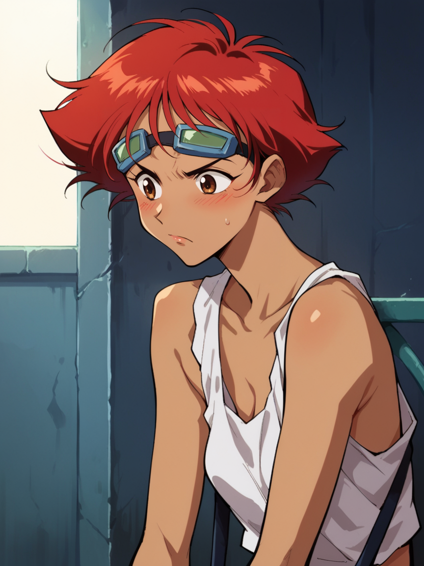 03382-2834379832-score_9, score_8_up, score_7_up, score_6_up, _lora_b3b0pXLP_1_ b3b0p, cowboy bebop, solo, ed, red hair, goggles, tank top, tan s.png